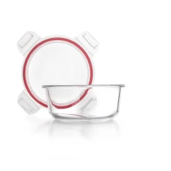 3 Boîtes de conservation rondes en verre - Ibili