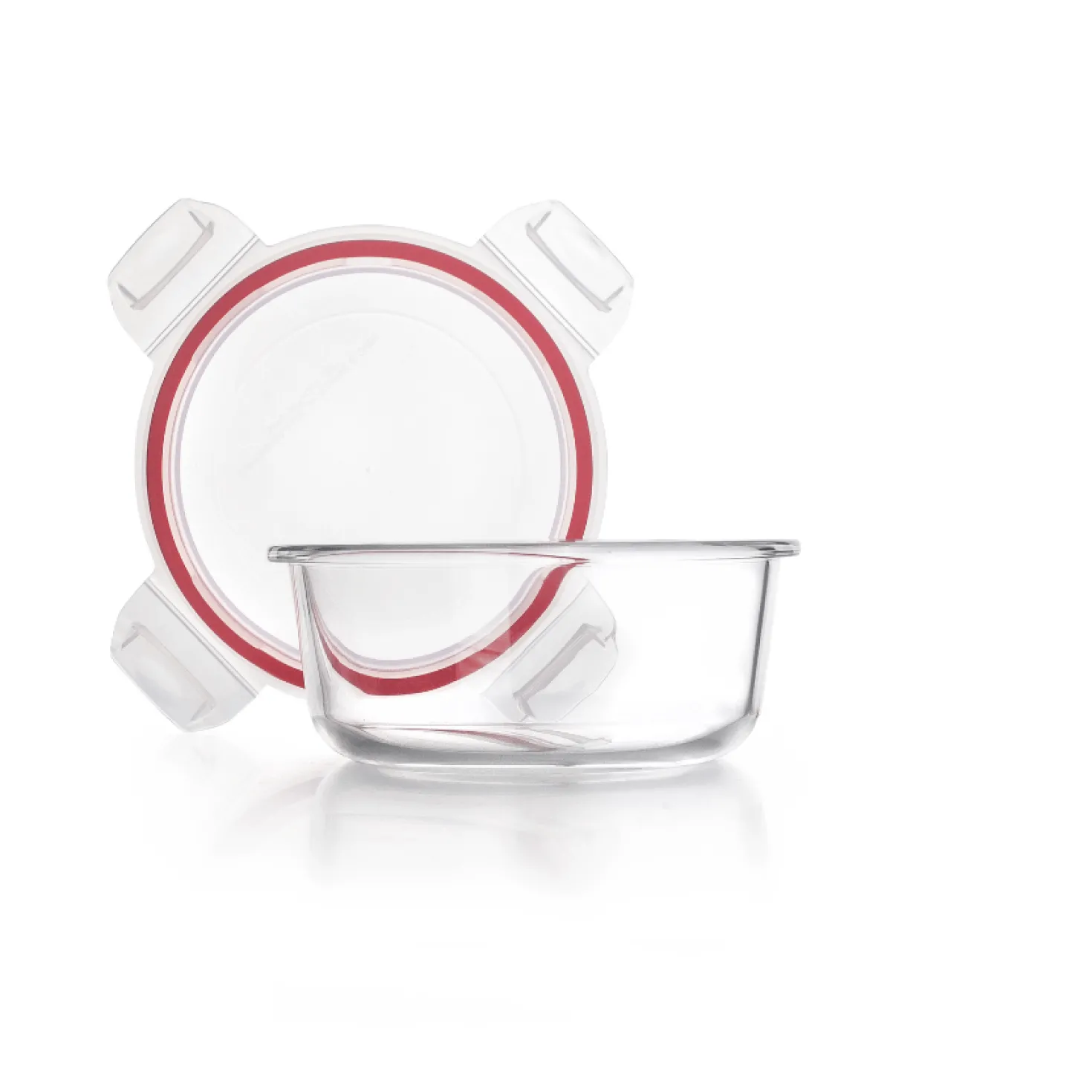 3 Boîtes de conservation rondes en verre - Ibili