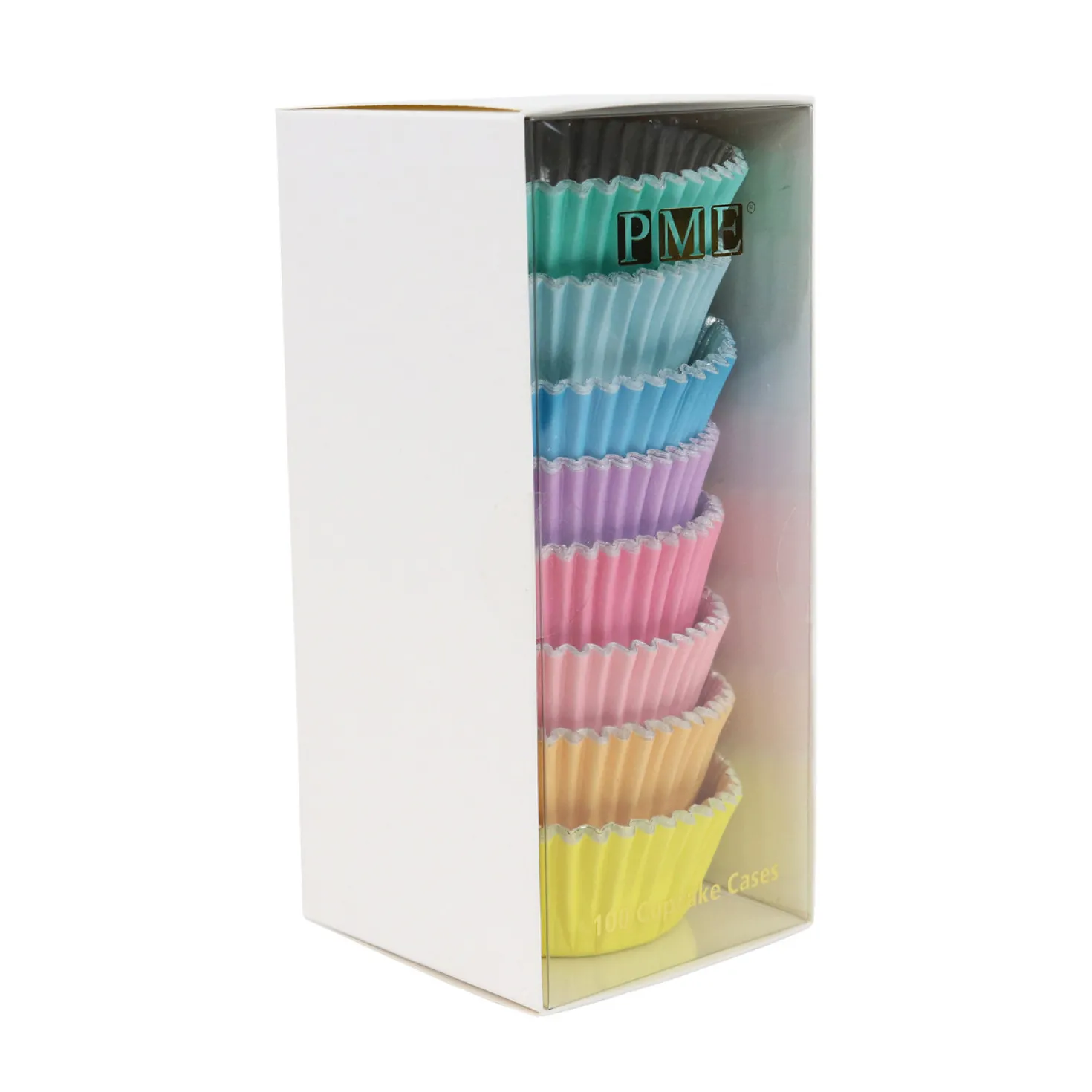 100 caissettes pour muffins et cupcakes doublées de feuille