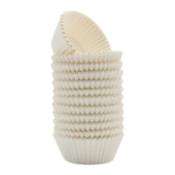 300 caissettes pour muffins et cupcakes blanches 5 x 7 x 2.8