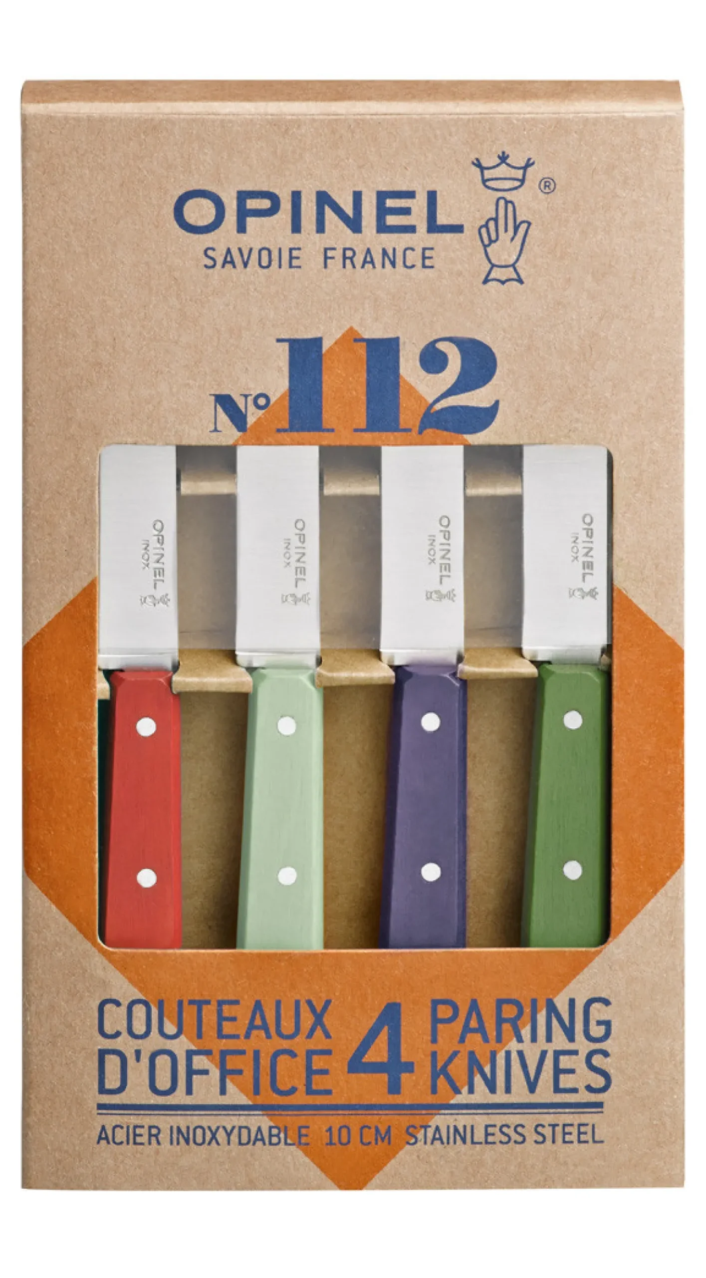 4 couteaux d'office coloris paysage - Opinel