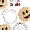 2 emporte-pièces en inox sourire smile - Scrapcooking