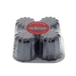 4 moules à cannelés en métal anti adhérent - De Buyer