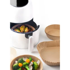 50 moules en papier pour airfryer carrés 20 cm - Ibili