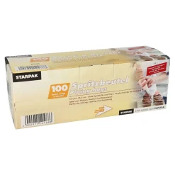 100 poches à douilles transparentes 2.6l 54x26.5cm - Starpak