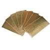 5 supports à gâteaux rectangulaires dorés 35 x 10 cm - Gatod