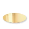 5 supports à gâteaux ronds dorés 26 cm