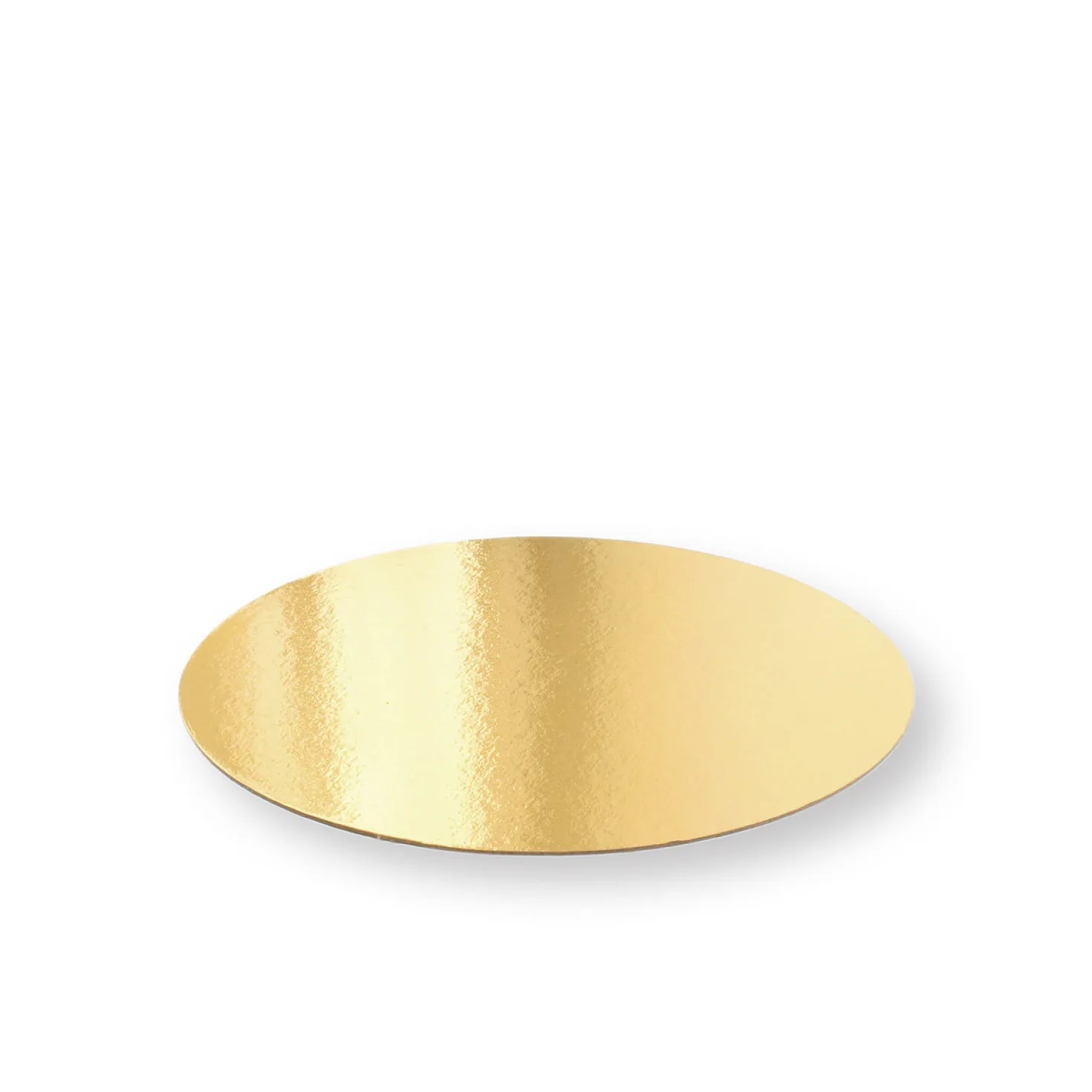 5 supports à gâteaux ronds dorés 22 cm