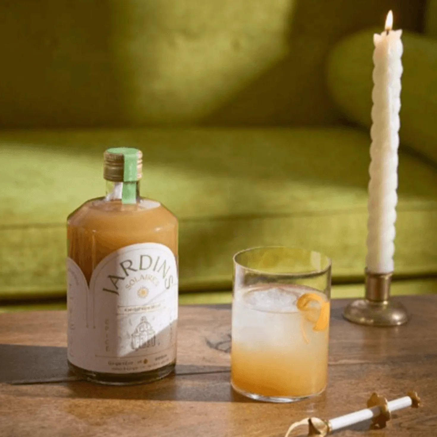 Apéritif ss alcool BIO gingembre et abricot - 70cl - Jardins