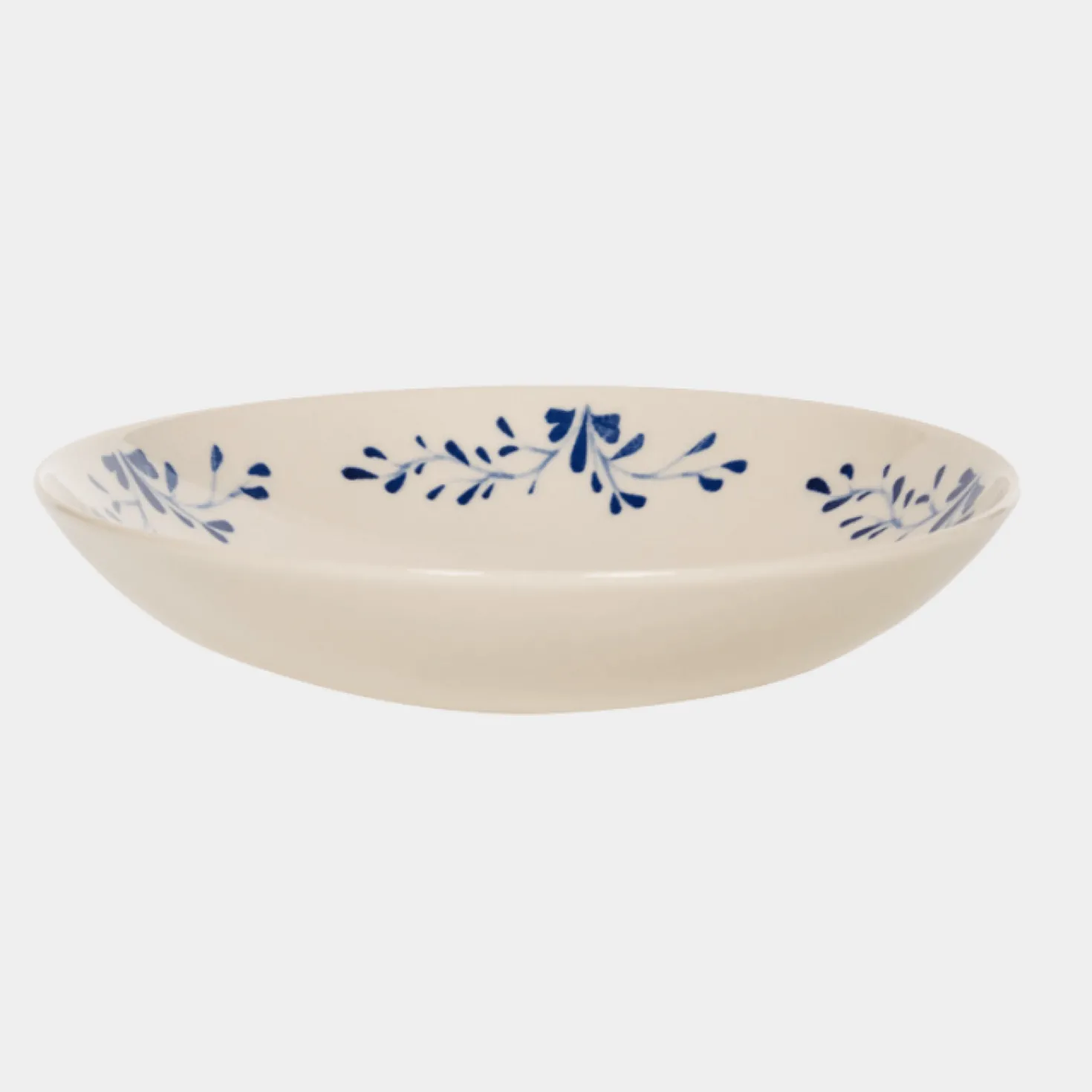 Assiette calotte 22cm Appoline bleue - Table Passion