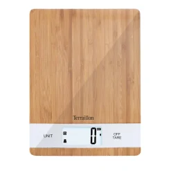 Balance de cuisine prise USB bambou 5 kg - Terraillon