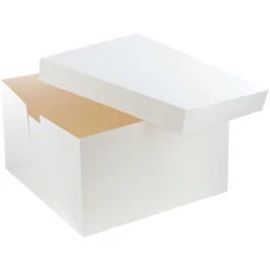 Boîte à gâteaux blanche 35.5 x 35.5 x 22.8 cm - Patisdécor