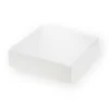 Boîte à gâteaux blanche 18 x 18 x 5 cm - Patisdecor