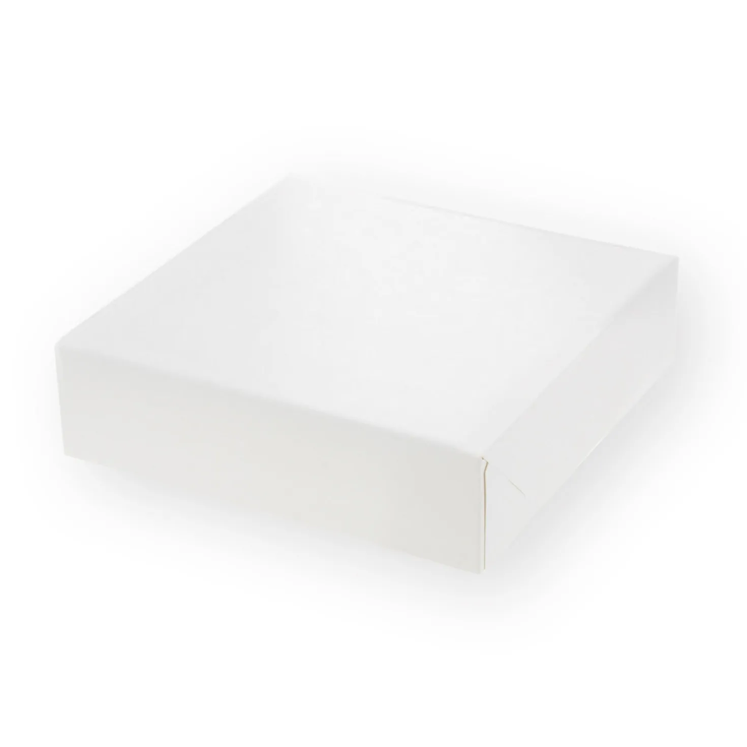 Boîte à gâteaux blanche 18 x 18 x 5 cm - Patisdecor
