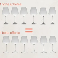 Boîte de 6 verres vin 40cl Spirit - Table Passion