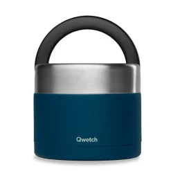 Boîte repas poignée isotherme Bleu 850 ml - Qwetch