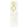 Bougie chiffre 8 Happy confetti - Wondercandle