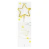 Bougie étoile Happy confetti - Wondercandle