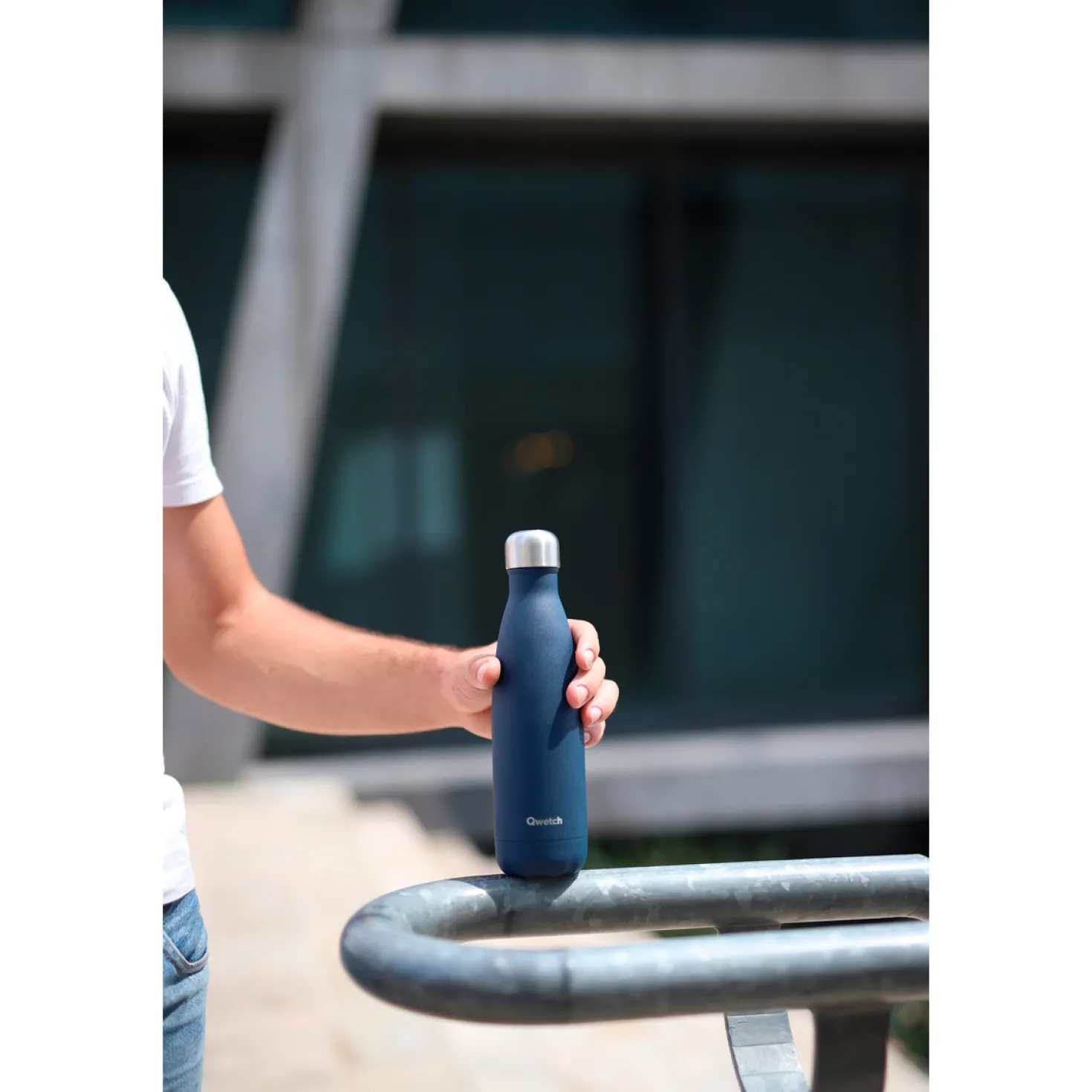 Bouteille isotherme inox 500ml Original bleu nuit - Qwetch