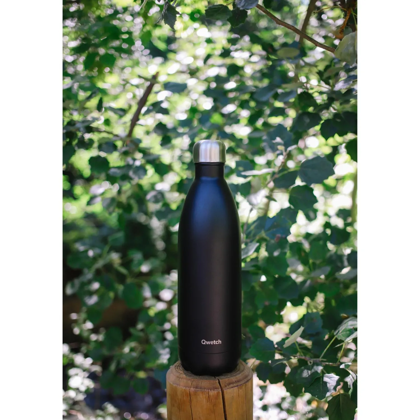 Bouteille isotherme inox 1000ml Originals noir - Qwetch