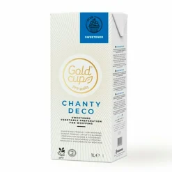 Brique crème Chantilly végétale sucrée 1L - Gold Cup Chanty