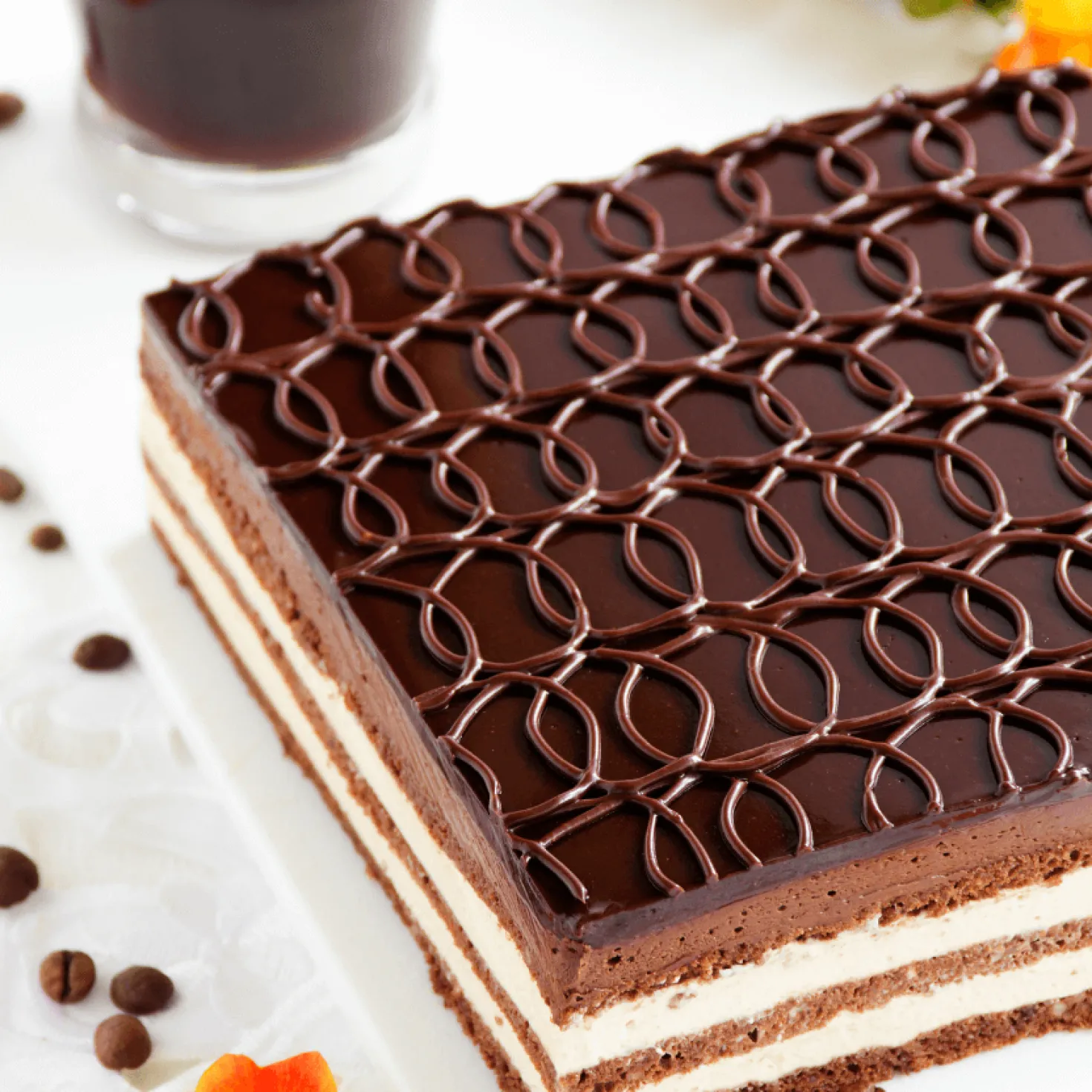 Cadre à pâtisserie carré inox 24 cm h 4.5 cm - Alice Délice