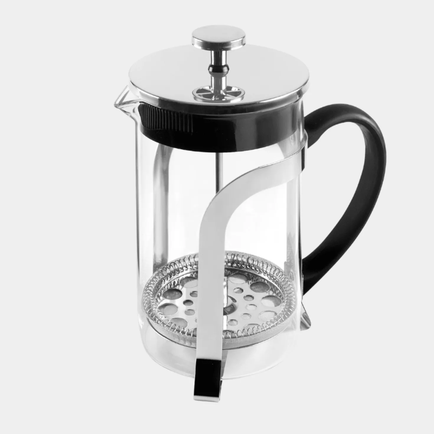 Cafetière à Piston Verre + Inox 1l - Ibili