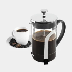 Cafetière à Piston Verre + Inox 1l - Ibili