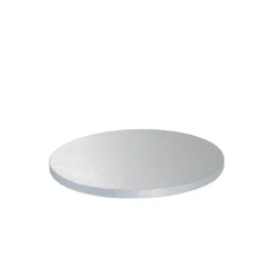 Cake drum : base épaisse pour gâteau ronde argentée 25 cm