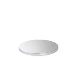 Cake drum : base épaisse pour gâteau ronde argentée 20 cm