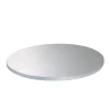 Cake drum : base épaisse pour gâteau ronde argentée 35 cm