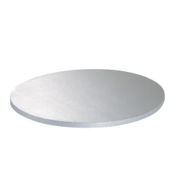 Cake drum : base épaisse pour gâteau ronde argentée 35 cm