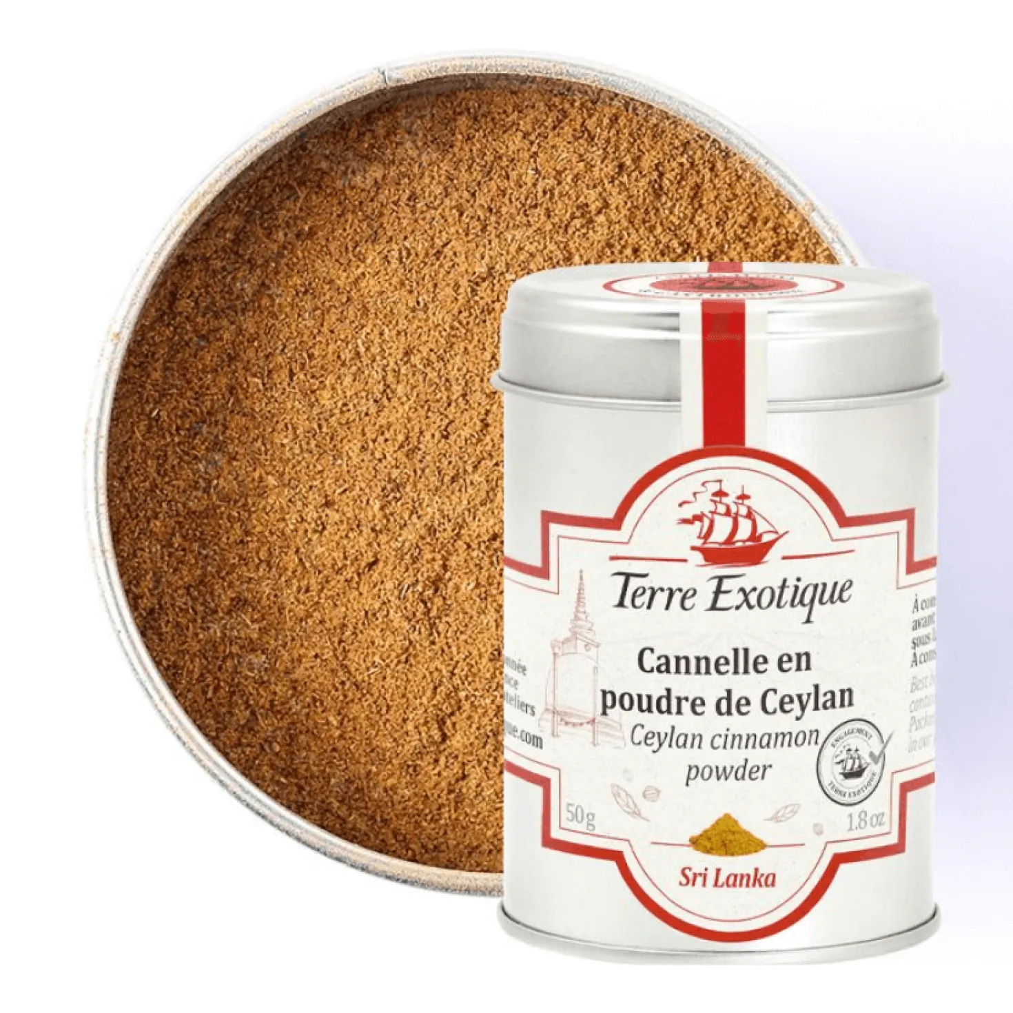 Cannelle en poudre 50 gr - Terre Exotique