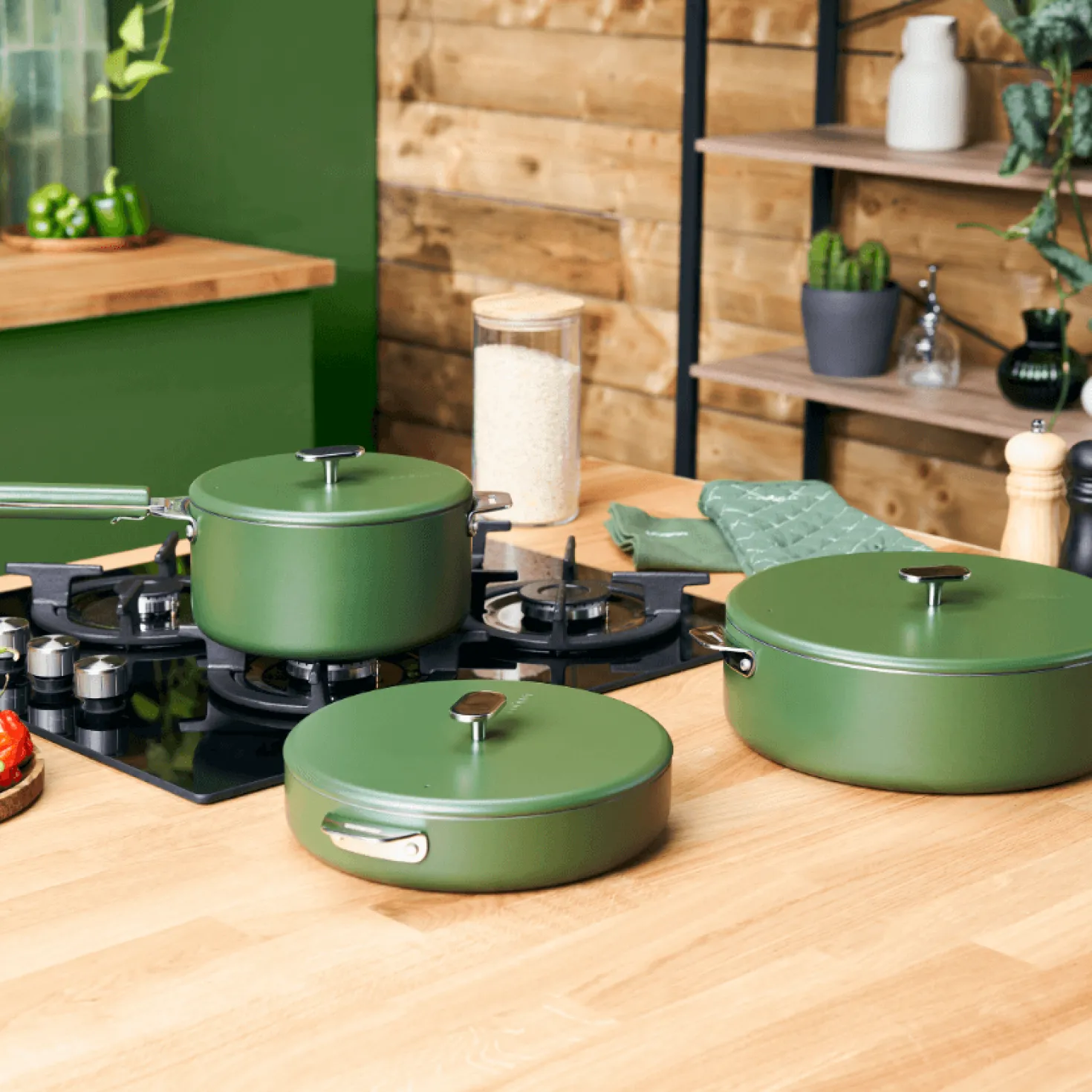 Casserole amovible inox Merveilleuse 20 cm fougère - Cookut