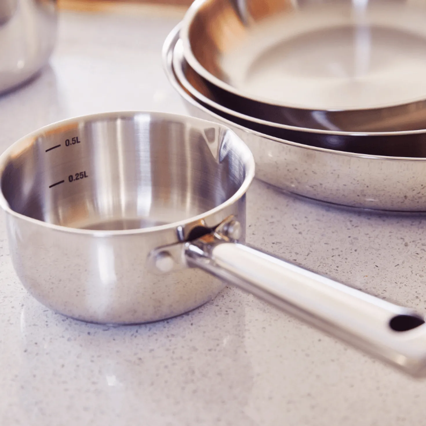 Casserole inox Cicla 12 cm sans PFAS - Beka