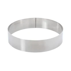 Cercle à mousse en inox 4/6 parts 20 cm - Alice Délice