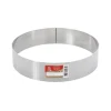 Cercle à mousse en inox 4/6 parts 20 cm - Alice Délice