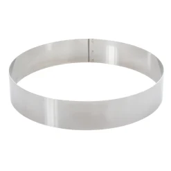 Cercle à mousse en inox 6/8 parts 24 cm - Alice Délice