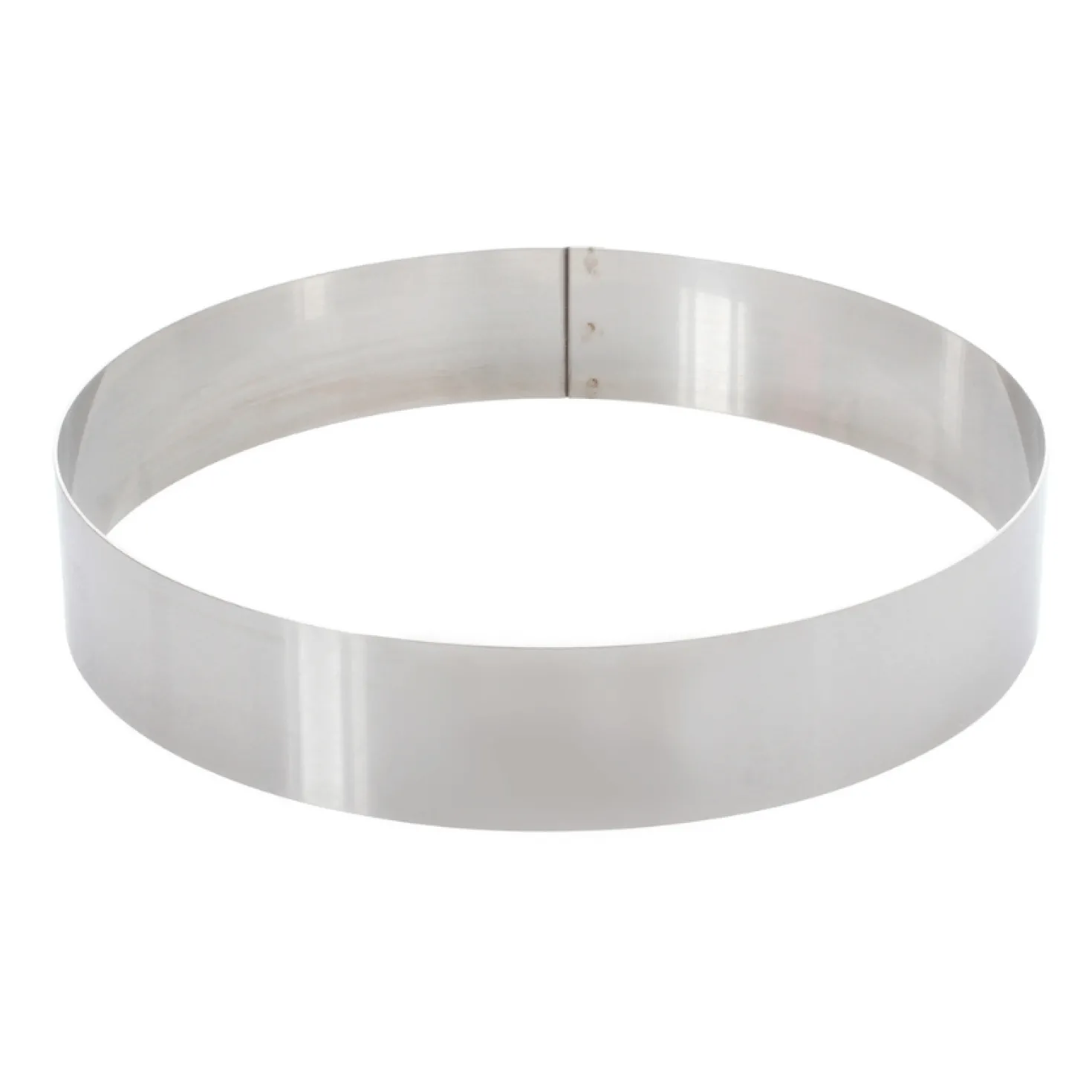 Cercle à mousse en inox 6/8 parts 24 cm - Alice Délice