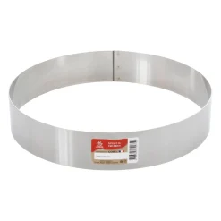 Cercle à mousse en inox 6/8 parts 24 cm - Alice Délice