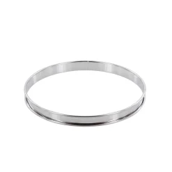 Cercle à tarte en inox 20 cm hauteur 2 cm - Alice Délice