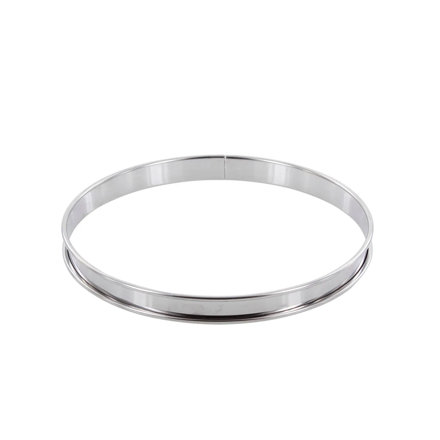 Cercle à tarte en inox 20 cm hauteur 2 cm - Alice Délice