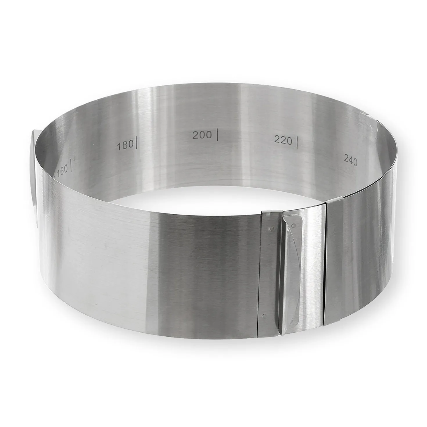 Cercle extensible en inox de 16 à 30 cm - Alice Délice