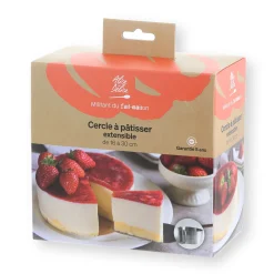Cercle extensible en inox de 16 à 30 cm - Alice Délice