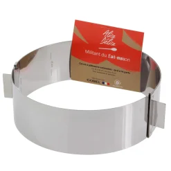 Cercle extensible en inox de 16 à 28 cm - Alice Délice