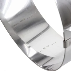 Cercle extensible en inox de 16 à 28 cm - Alice Délice