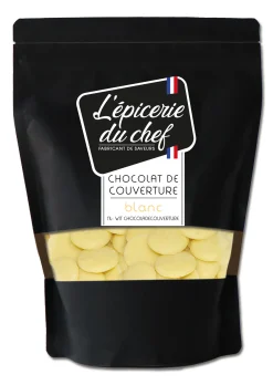 Chocolat à pâtisser blanc 31% 1 kg - L´épicerie du chef