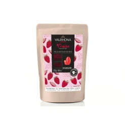 Chocolat à pâtisser inspiration fraise 250 gr - Valrhona