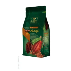 Chocolat à pâtisser lait Alunga 41% 1 kg - Barry