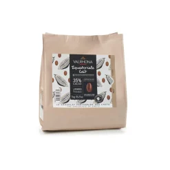 Chocolat à pâtisser lait Equatoriale Lait 35% 1 kg- Valrhona